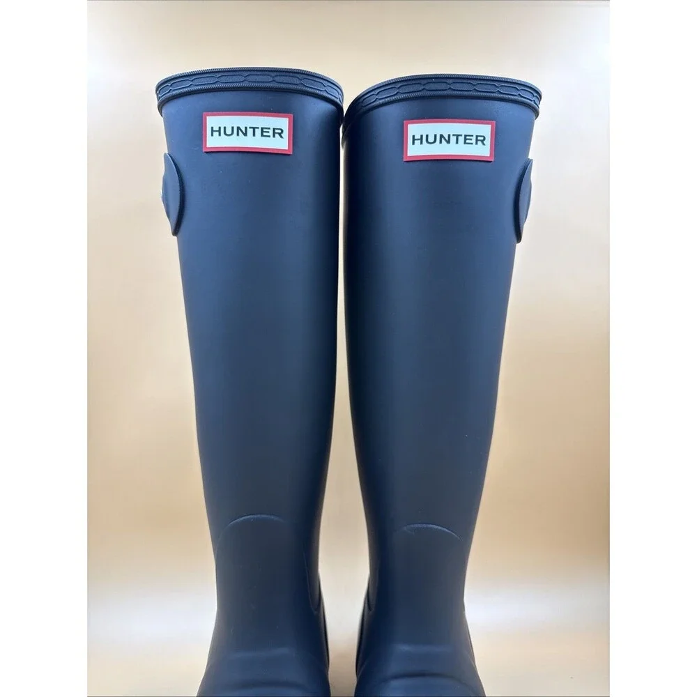 Hunter Original Tour Tall Boot, Black Winter, Rain Boot, Women’s Size 9